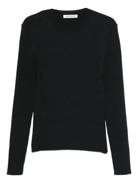 OUR LEGACY ribbed crew-neck sweater