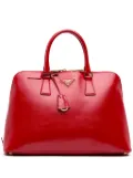 Prada Pre-Owned 2013-2025 Large Saffiano Vernice Promenade satchel - Red