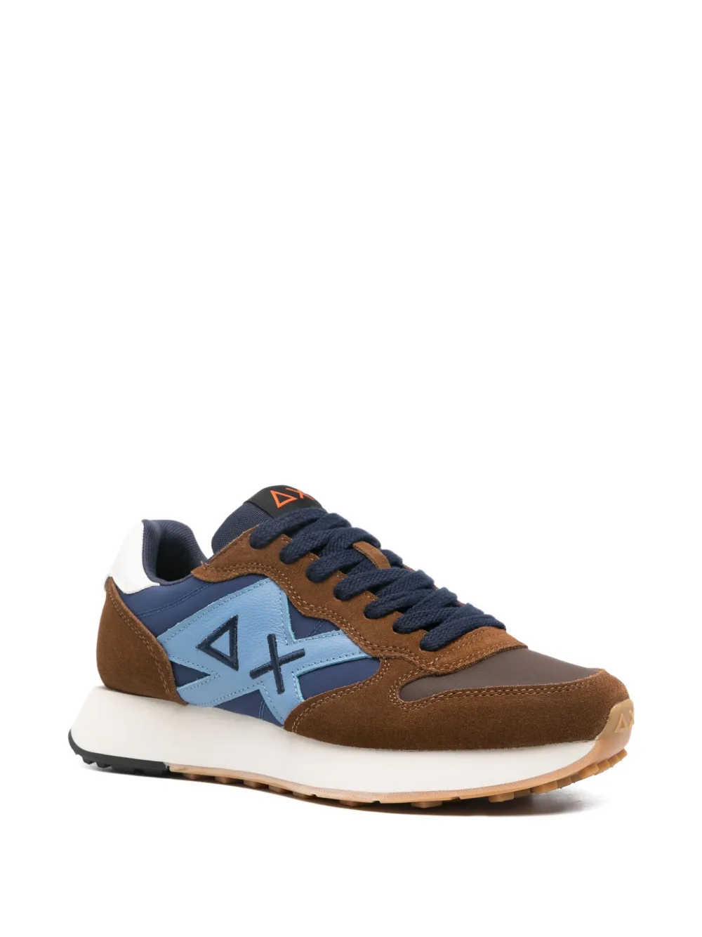 Sun 68 Fox Jaki Bicolor Sneakers In Brown