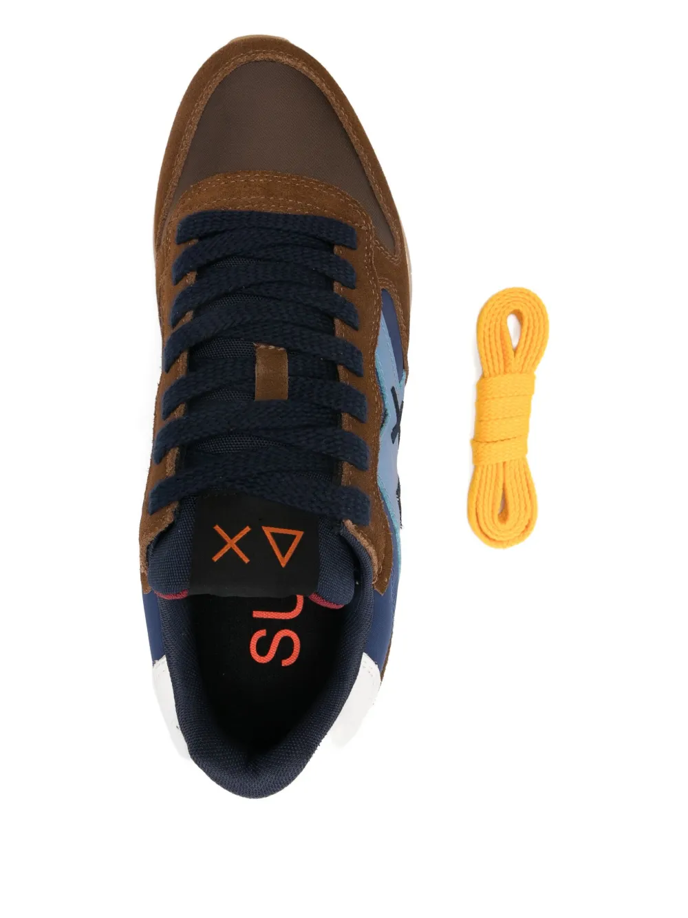 Sun 68 Fox Jaki Bicolor Sneakers In Brown