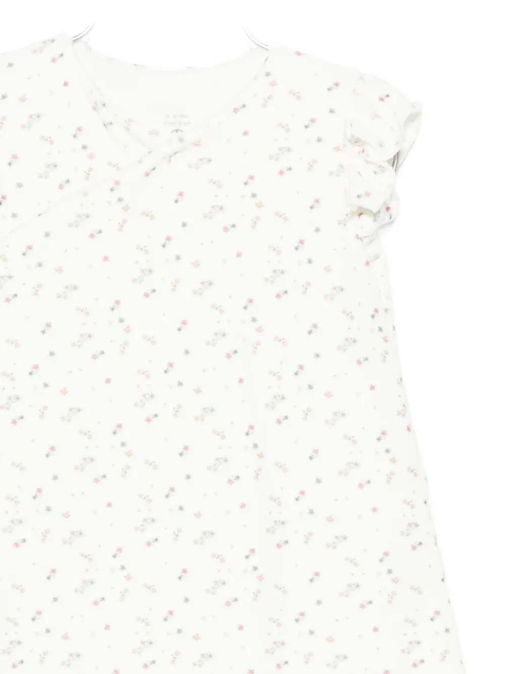 Petit Bateau Floral-print Sleeping Bag In White