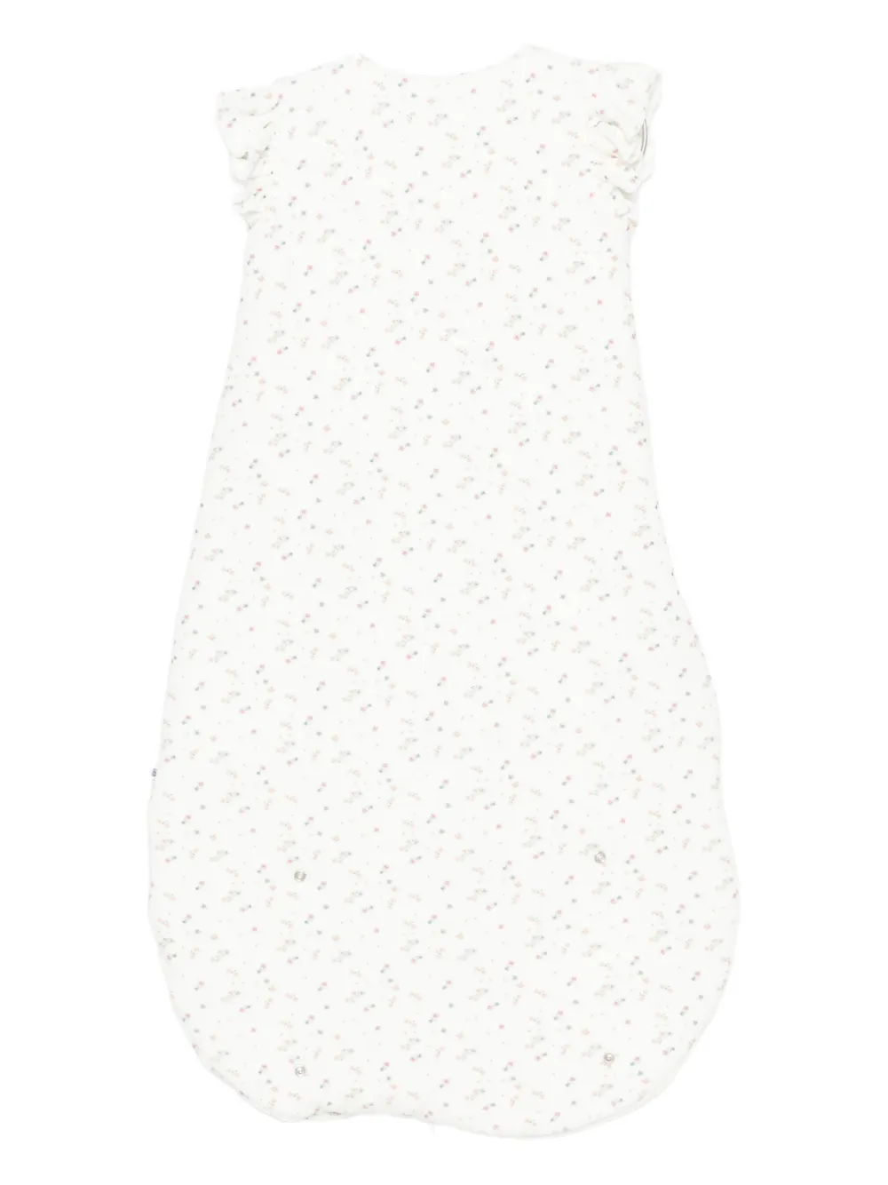 Petit Bateau Floral-print Sleeping Bag In White