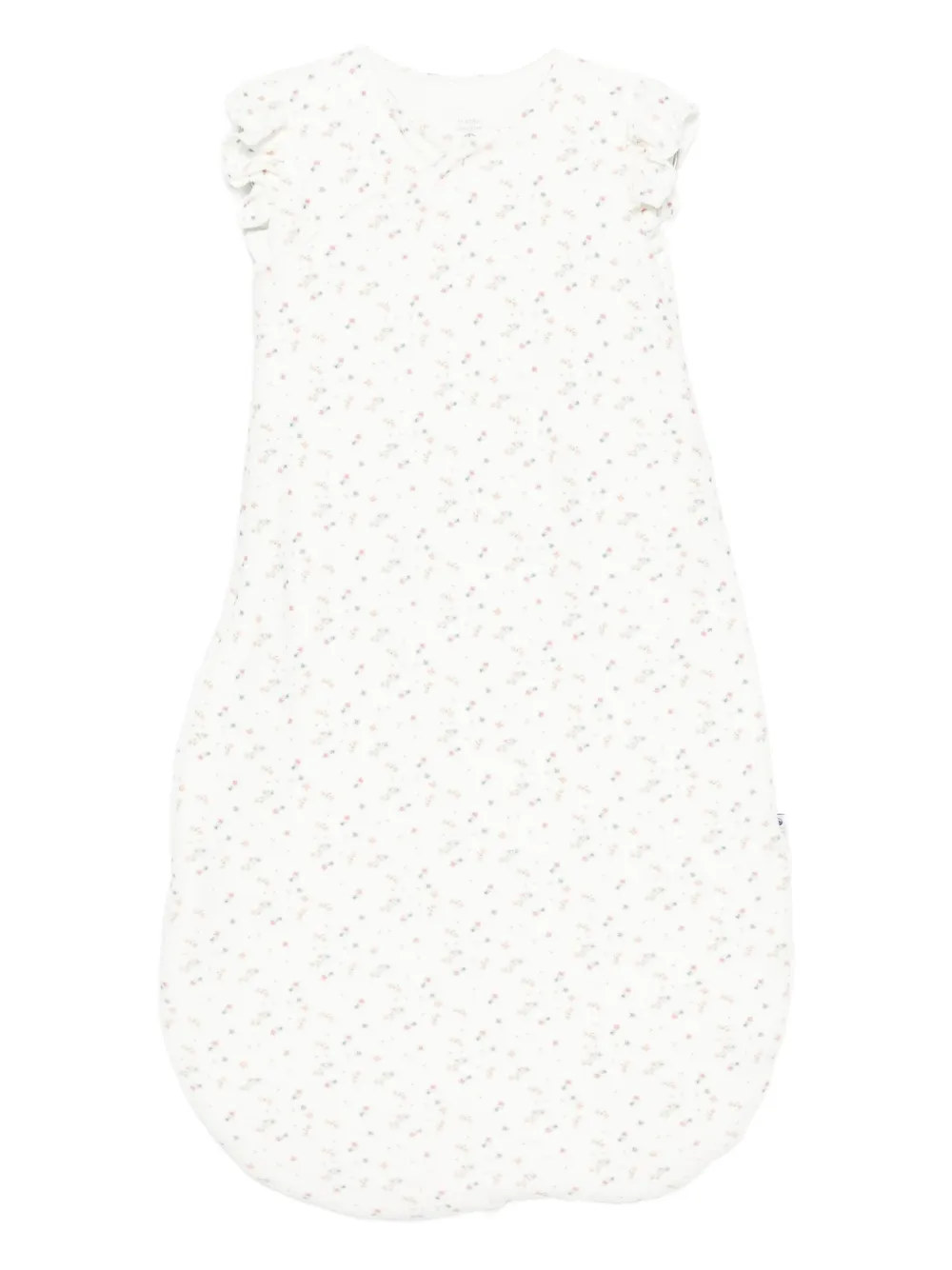 Petit Bateau フローラル スリーパー - ホワイト Petit Bateau フローラル スリーパー - ホワイト