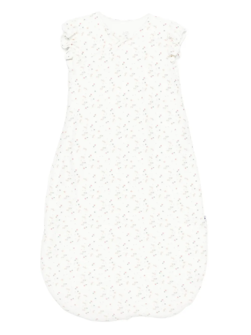 Petit Bateau フローラル スリーパー - ホワイト Petit Bateau フローラル スリーパー - ホワイト