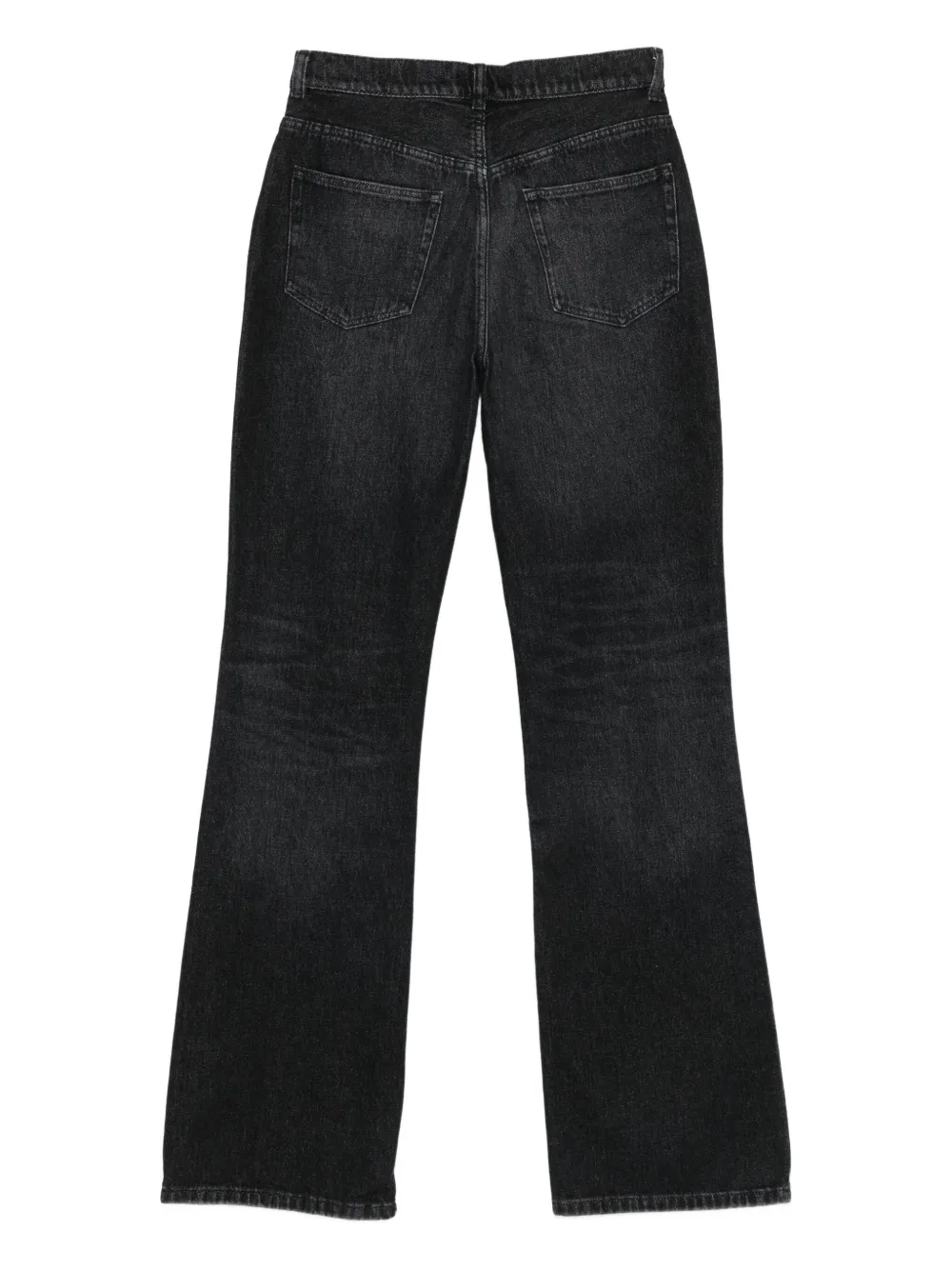 A.P.C. button-fly flared jeans - Zwart