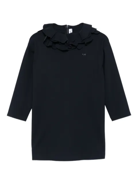 Il Gufo ruffled collar dress