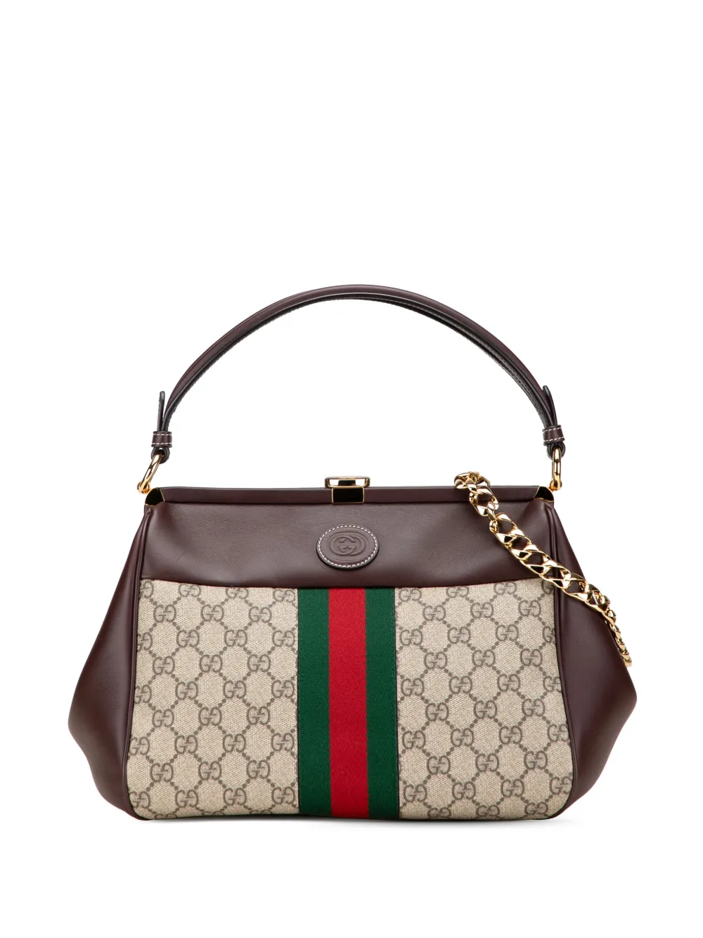 Gucci Pre-Owned 2016-2025 GGスプリーム オフィディア ヴァルゴ トップハンドル バッグ サッチェルバッグ - Gucci Pre-Owned 2016-2025 GGスプリーム オフィディア ヴァルゴ トップハンドル バッグ サッチェルバッグ -
