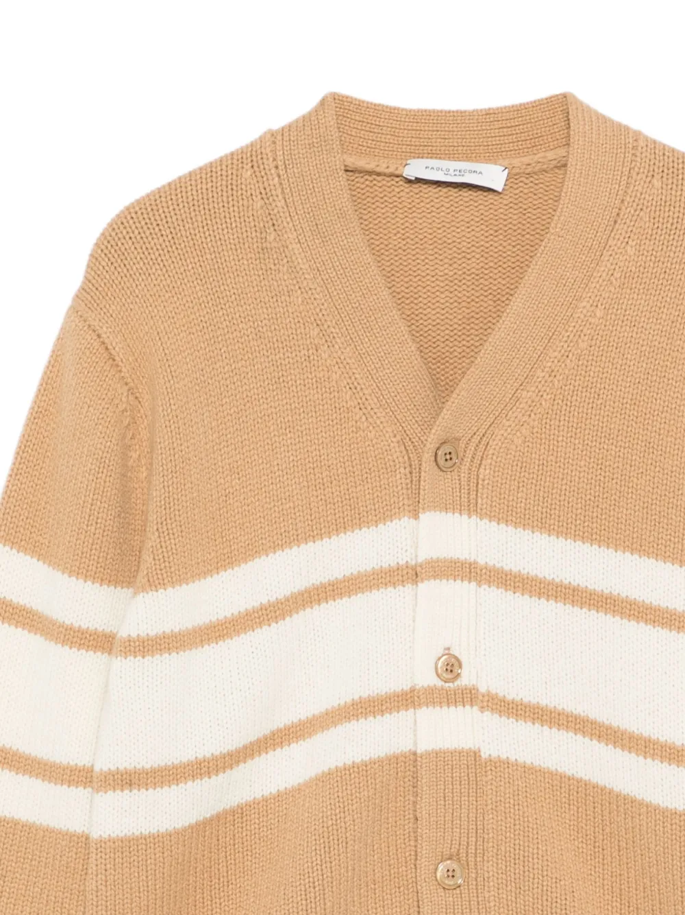 Paolo Pecora Kids Button-up vest Beige