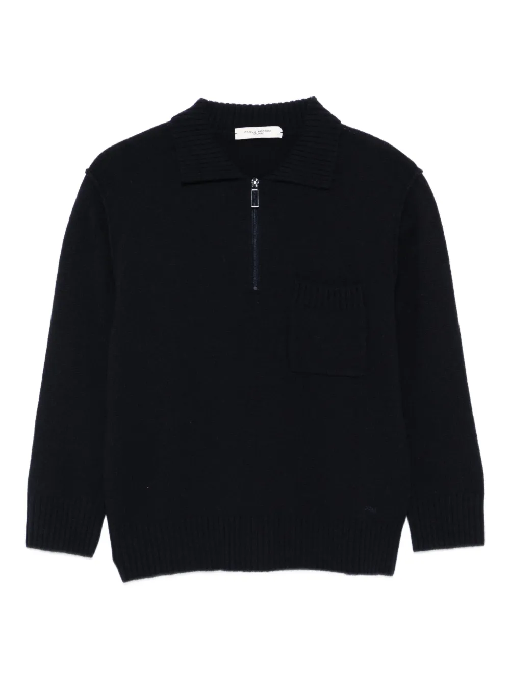 Paolo Pecora Kids half-zip sweatshirt | Blue | Image 1