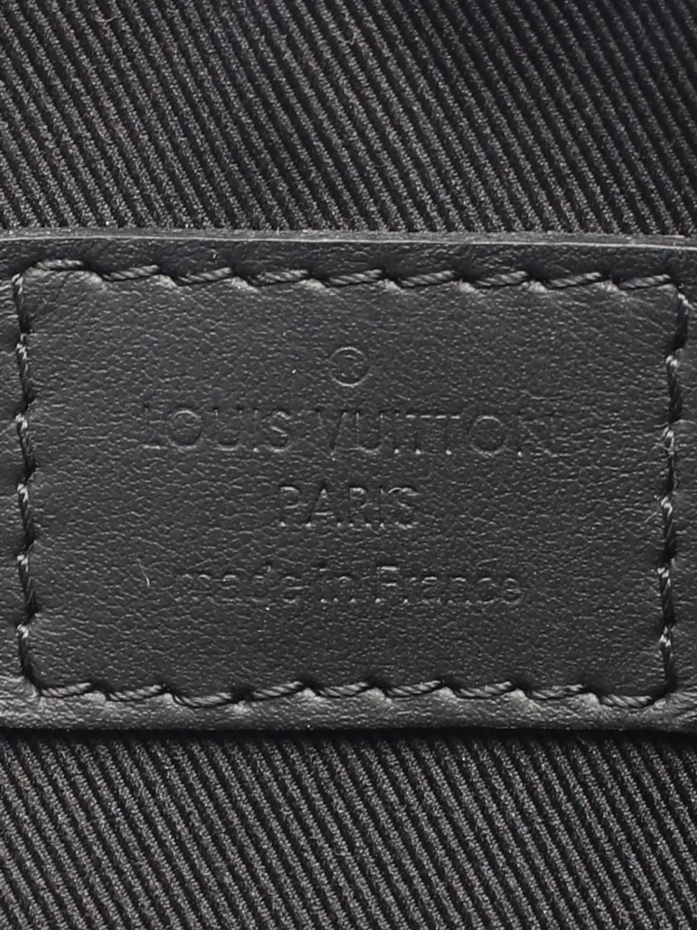 Pre-owned Louis Vuitton 2021-2025 Aerogram Keepall Xs Satchel In Black
