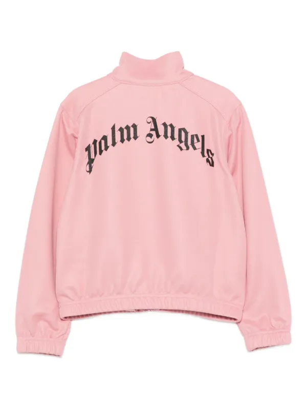 Palm Angels Kids ジップアップ スウェットシャツ | ピンク | FARFETCH JP