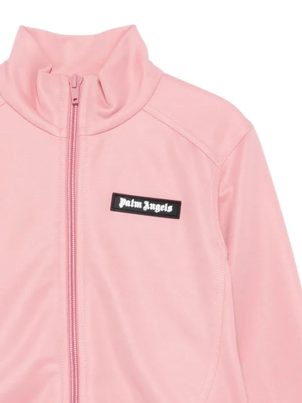Palm Angels Kids ジップアップ スウェットシャツ | ピンク | FARFETCH JP