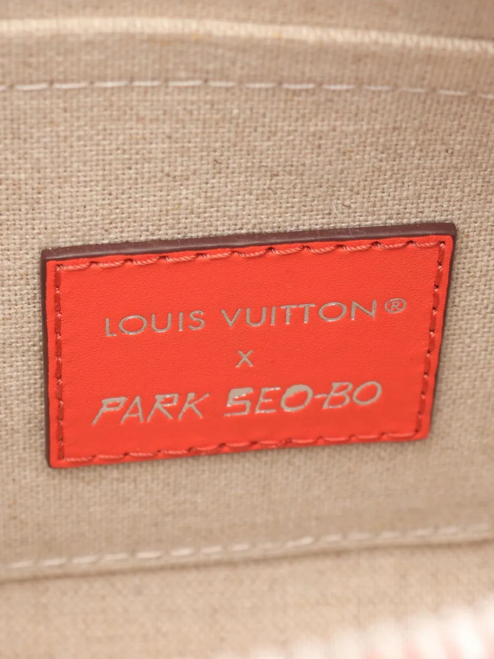 Pre-owned Louis Vuitton 2021-2025 Park Seo Bo Epi Xl Keepall Bandouliere 25 Satchel In Red