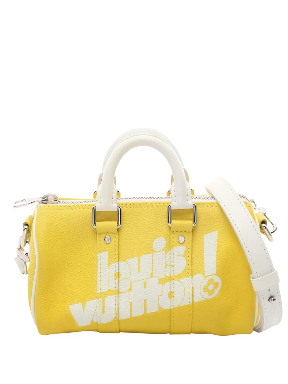 Louis Vuitton Pre-Owned 2021-2025 ヴァージル アブロー レザー キーポル XS サッチェルバッグ - Louis Vuitton Pre-Owned 2021-2025 ヴァージル アブロー レザー キーポル XS サッチェルバッグ -