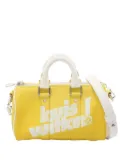 Louis Vuitton Pre-Owned 2021-2025 Virgil Abloh Leather Keepall XS satchel - Yellow