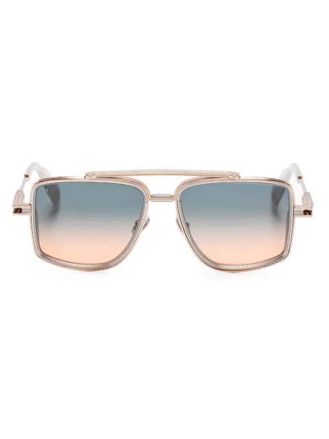 T Henri Eyewear Mulsanne geometric-frame sunglasses