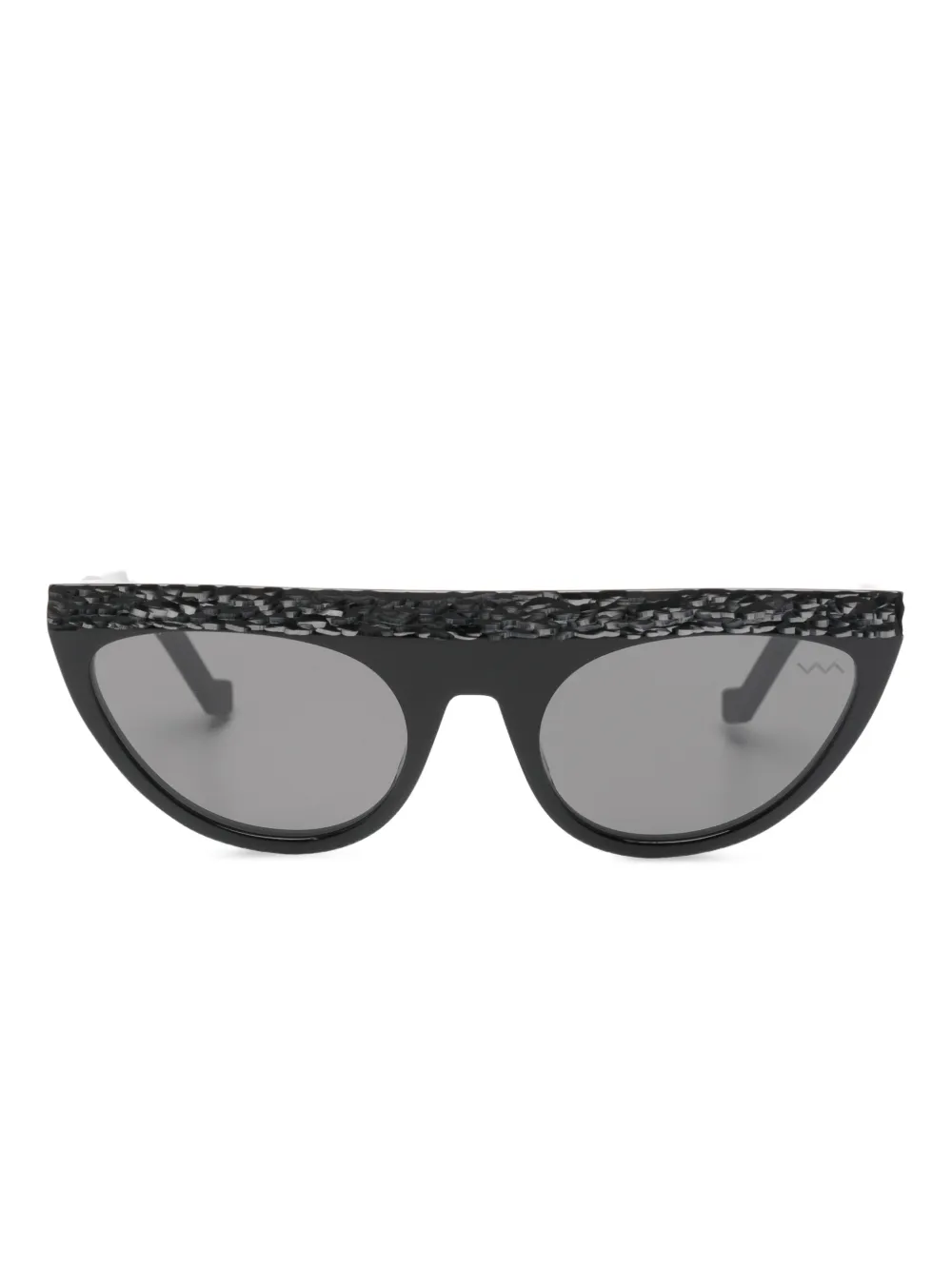 VAVA Eyewear textured cat-eye-frame sunglasses | Black | Image 1