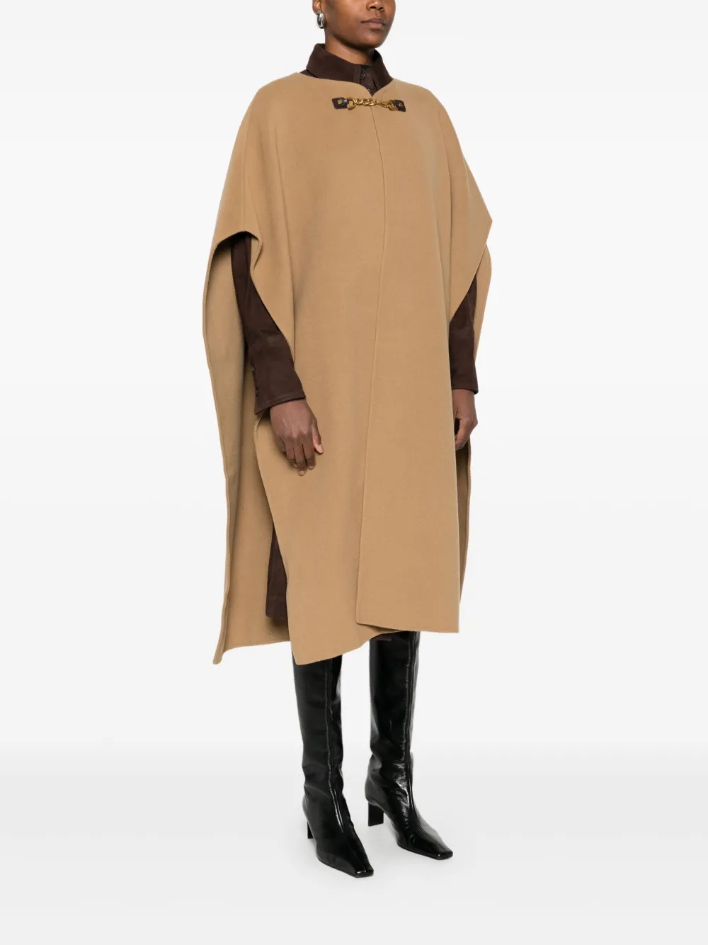 Michael Kors Jas met kettingdetail Beige