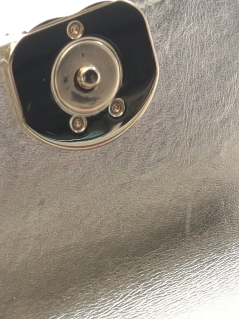 CHANEL Pre-Owned 2021-2025 Mini CC Metallic Lambskin Top Handle Flap satchel | Pre-Owned | Image 2