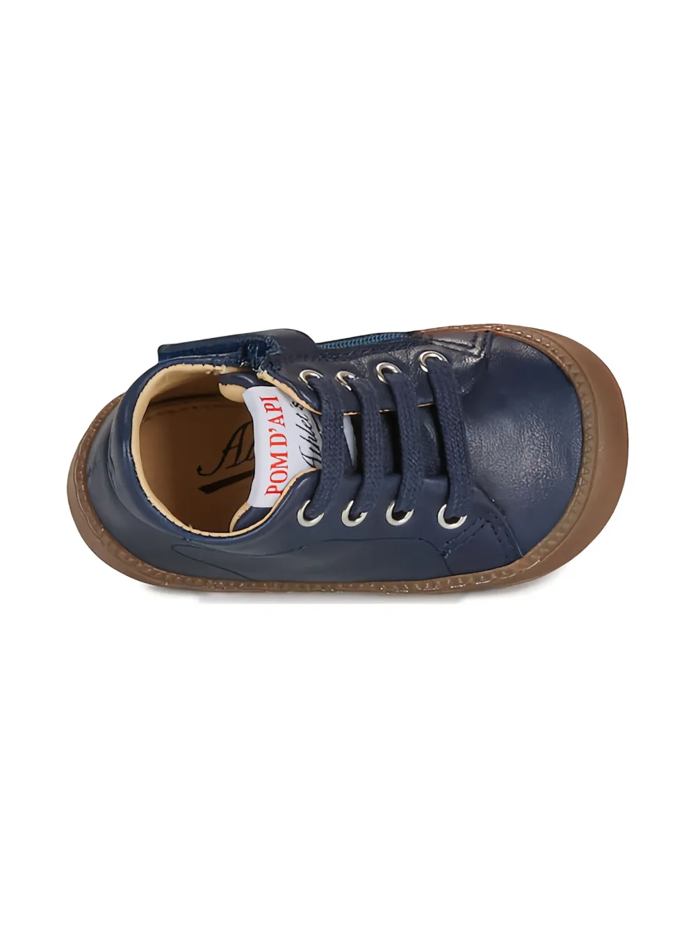 Pom D'api Lace-up Boots In Blue