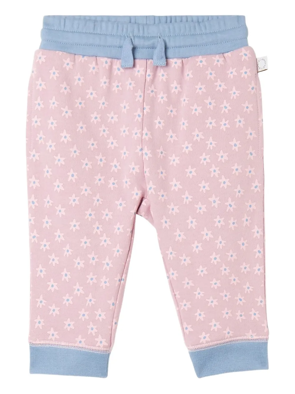 Stella McCartney Kids star-print tracksuit bottoms - Rosa