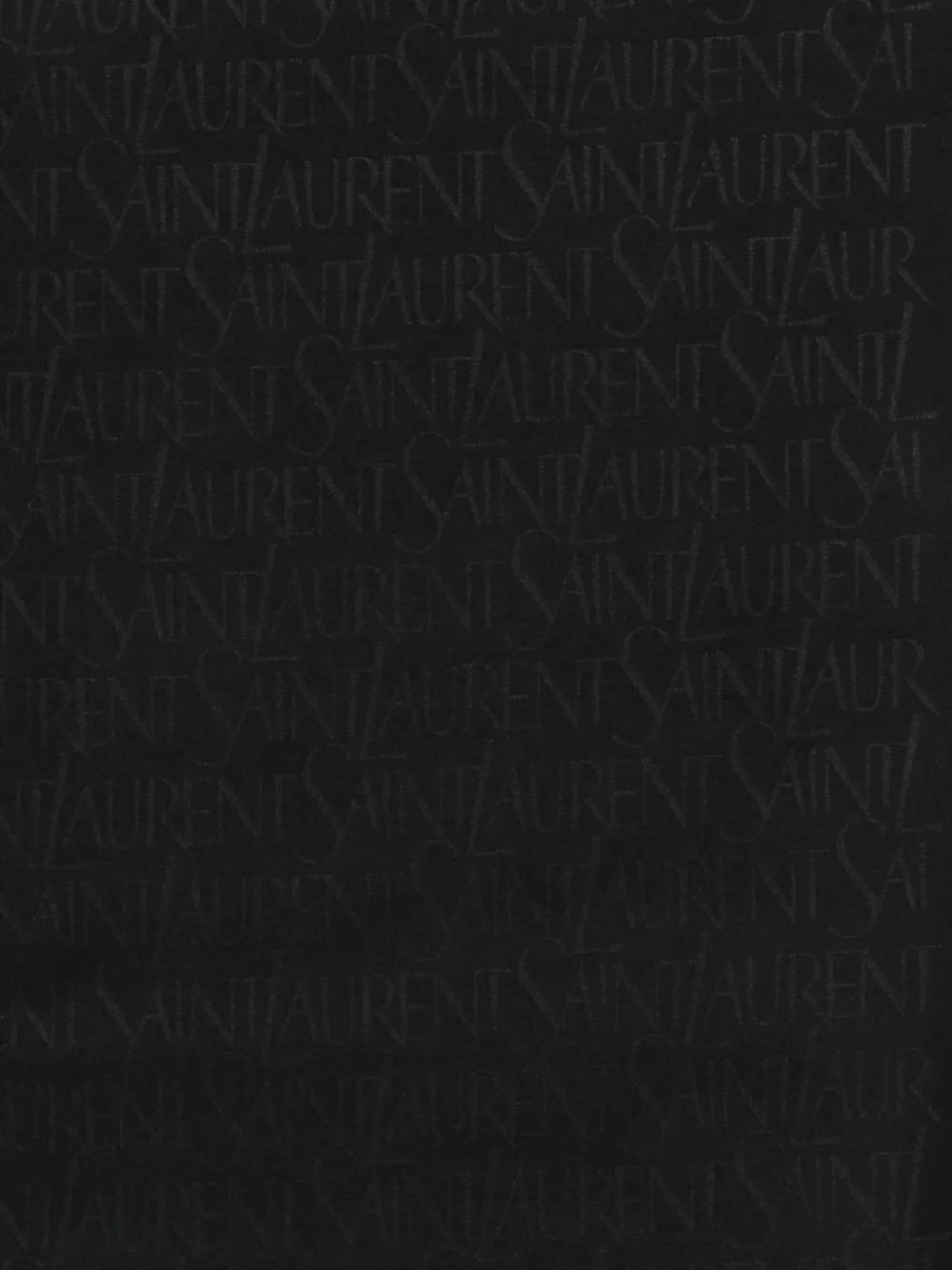 Saint Laurent fringed logo scarf | Image 2