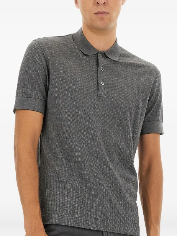 Zegna ボタン ポロシャツ | グレー | FARFETCH JP