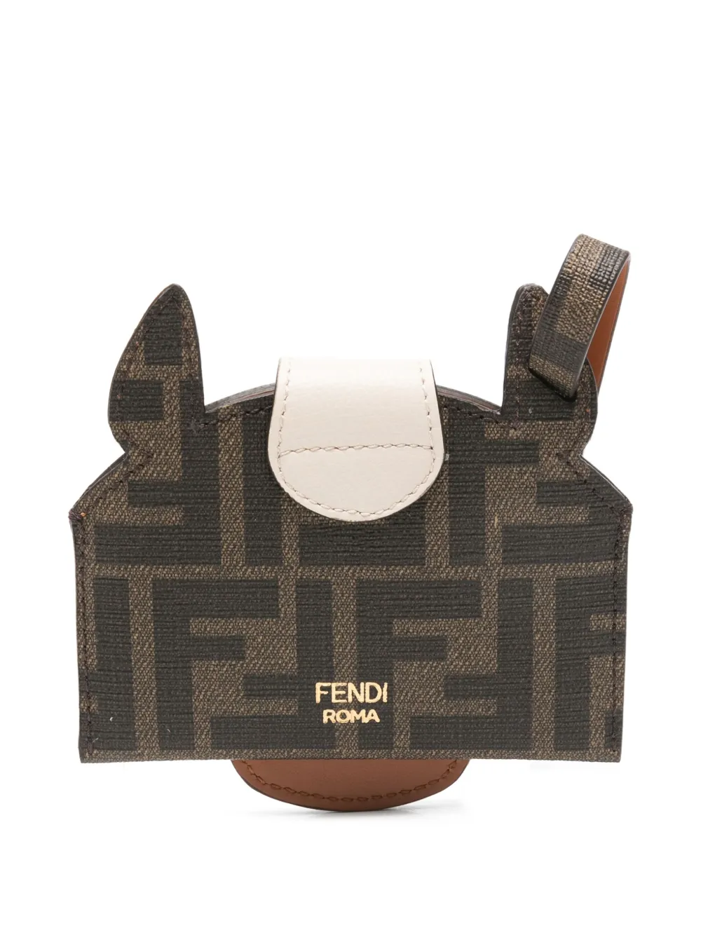 FENDI Portemonnee met monogram - Bruin