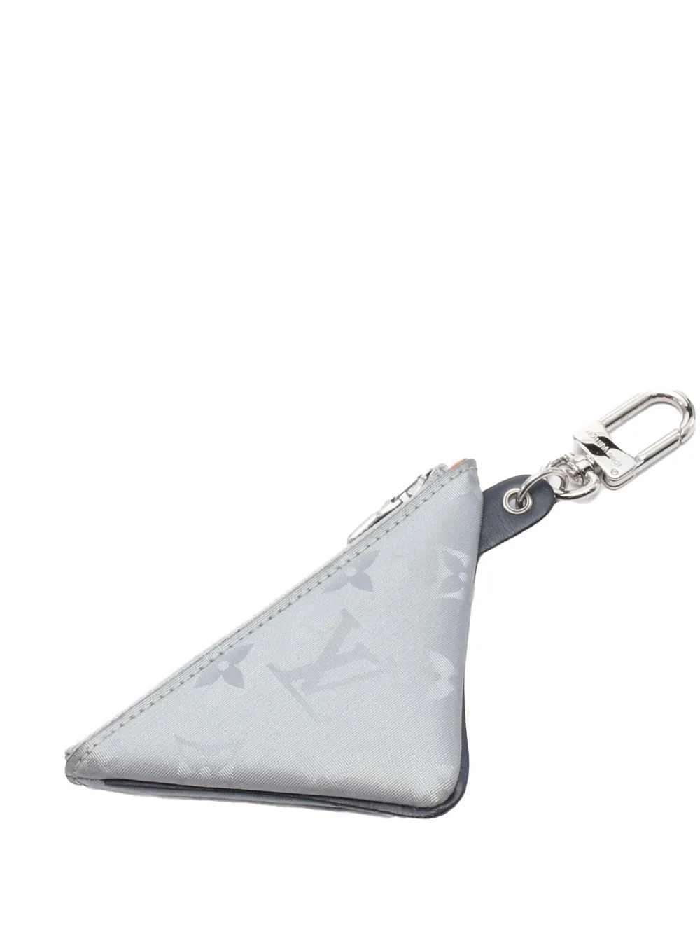 Louis Vuitton Pre-Owned 2018 Monogram Satellite Triangle Key Pouch coin pouch | Silver | Image 1