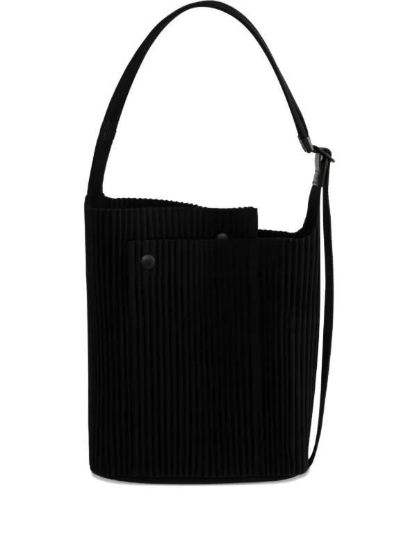 【HOMME PLISSE ISSEY MIYAKE UTILITY 黒 Homme Plissé Issey Miyake Utility プリーツバッグ | ブラック