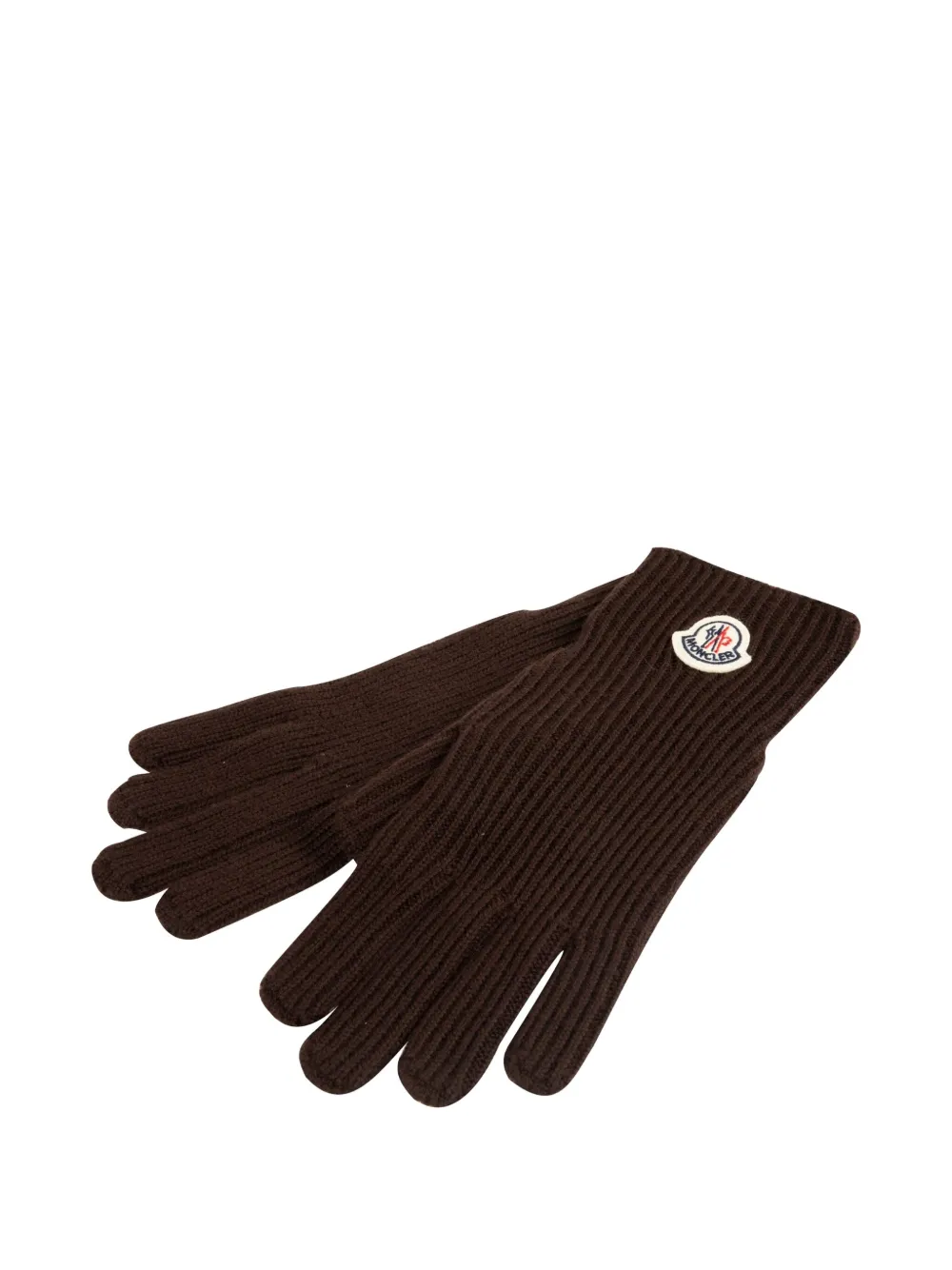Moncler Handschoenen met logopatch - Bruin