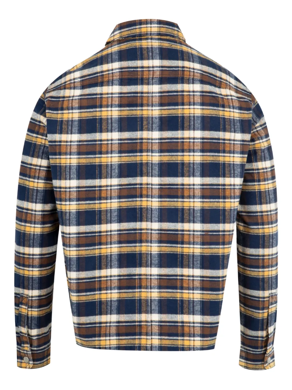 Rick Owens DRKSHDW plaid-pattern shirt - Blauw