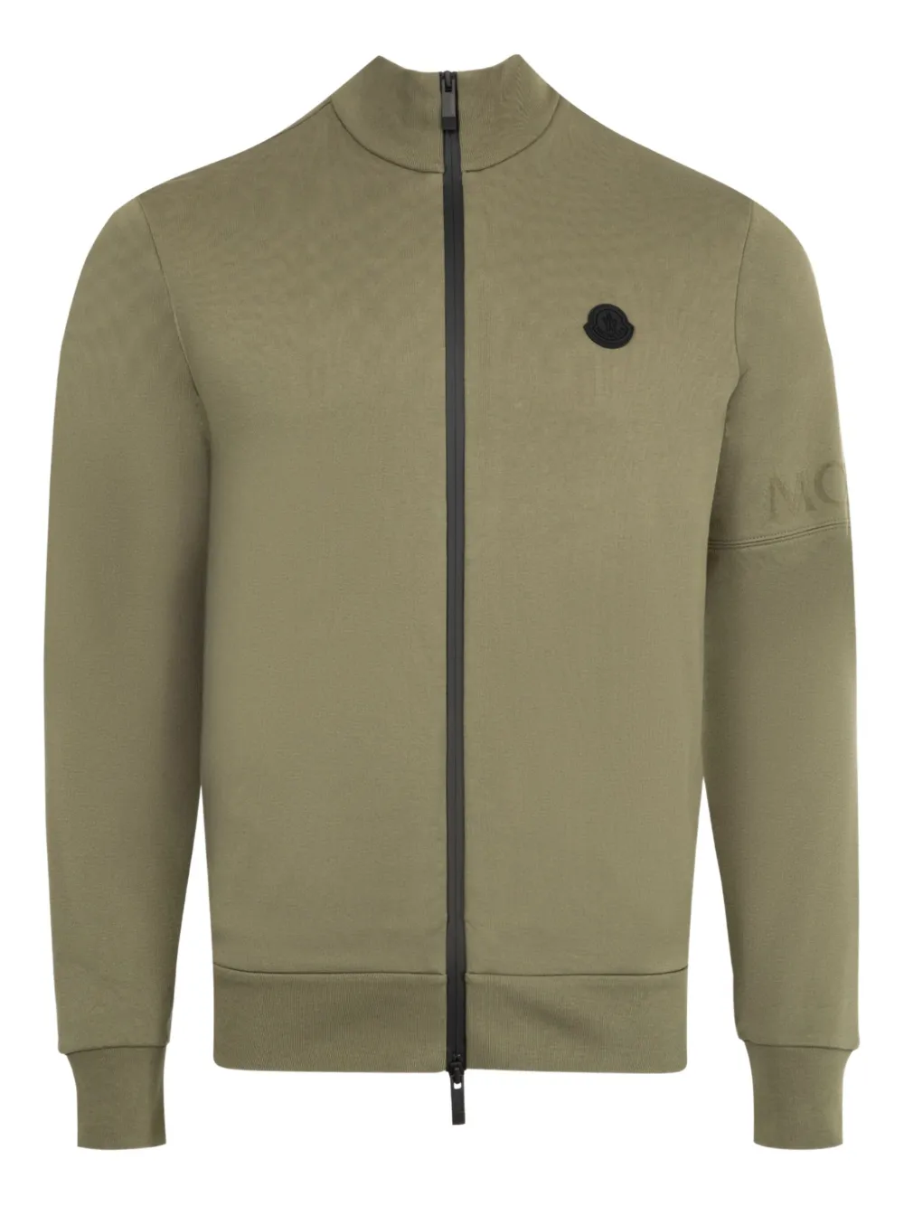 Moncler Zip-up Sweatshirt In Green