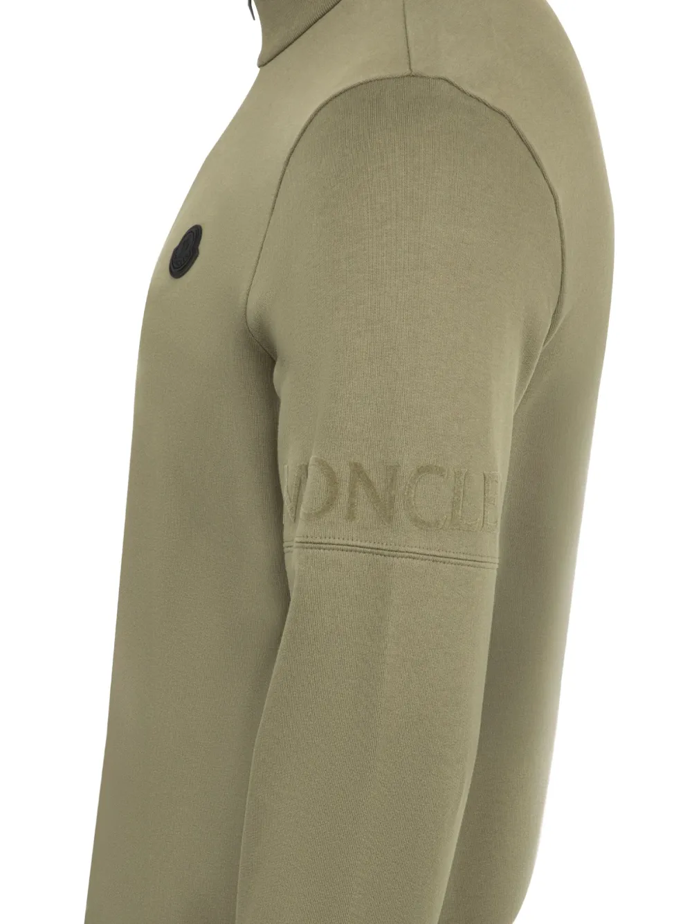 Moncler Zip-up Sweatshirt In Green