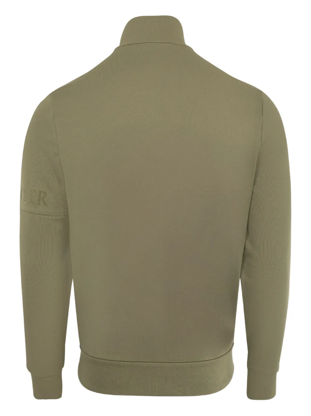 Moncler Zip-up Sweatshirt In Green