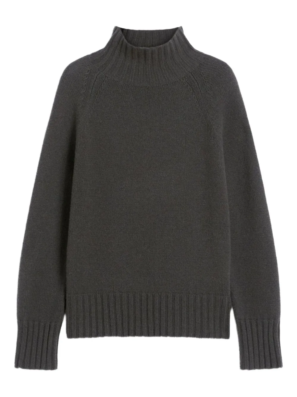 'S Max Mara suéter tejido de canalé con cuello de tortuga | verde | Image 1