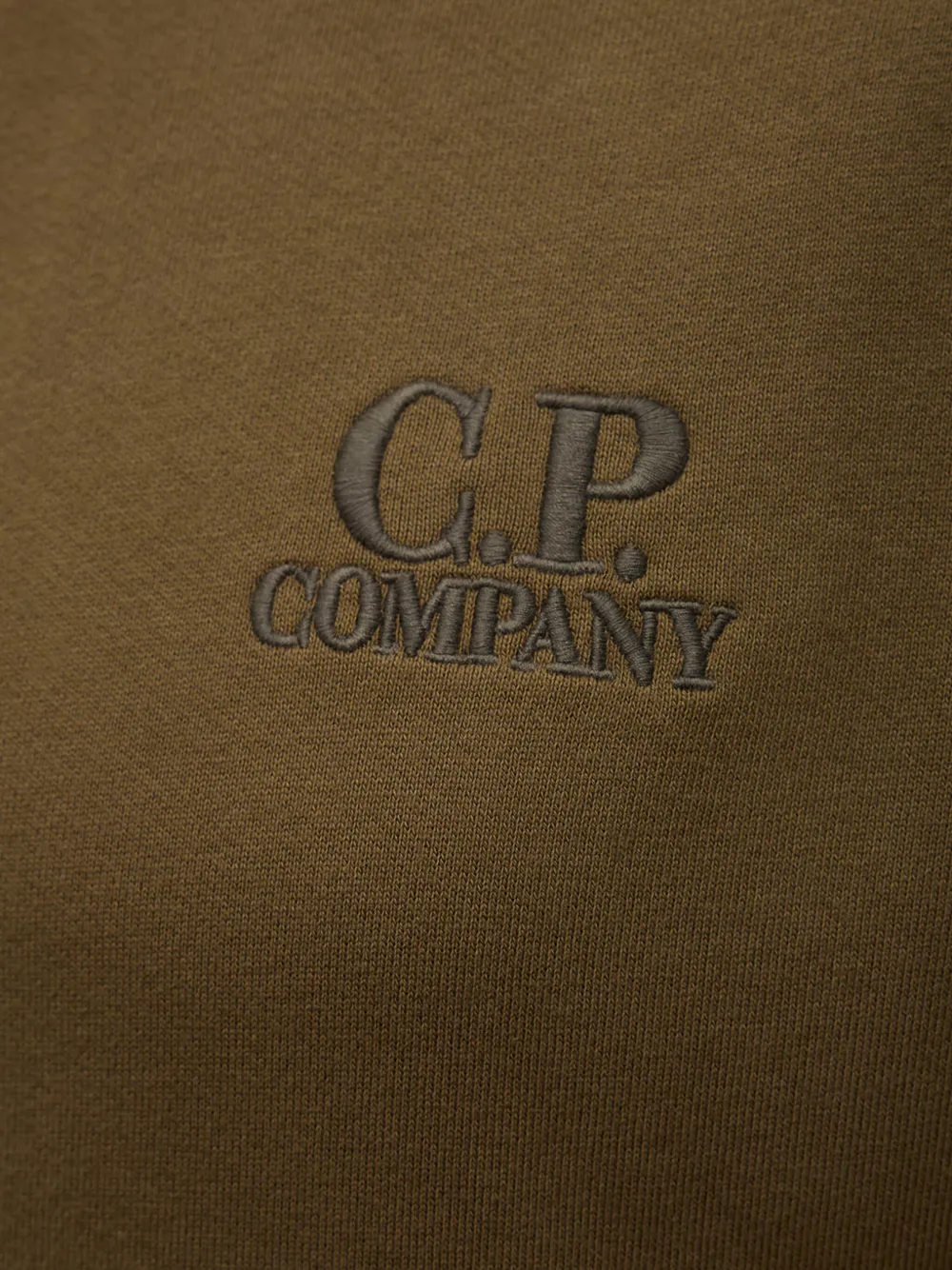 C.P. Company Sweater met geborduurd logo Bruin