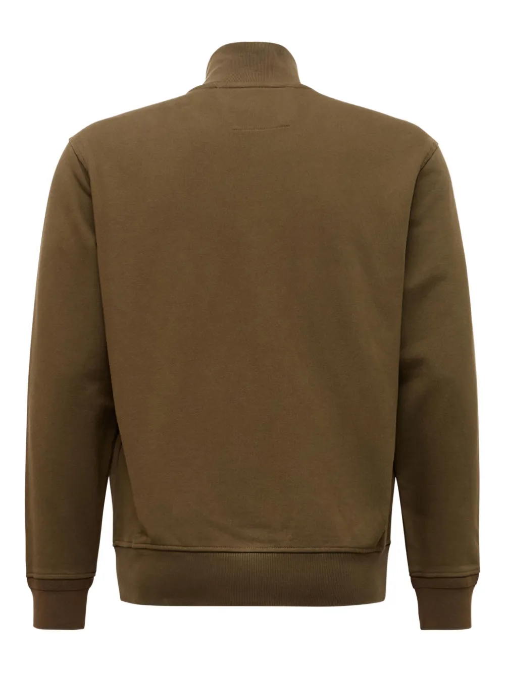 C.P. Company zip-up logo-embroidered sweatshirt - Bruin