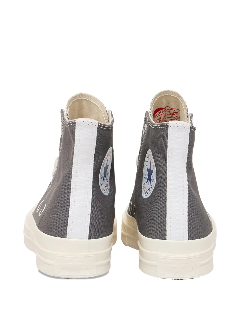 Comme Des Garçons Play X Converse Chuck 70 High-top Sneakers In Gray