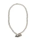 Rabanne chain-link clasp necklace - Silver