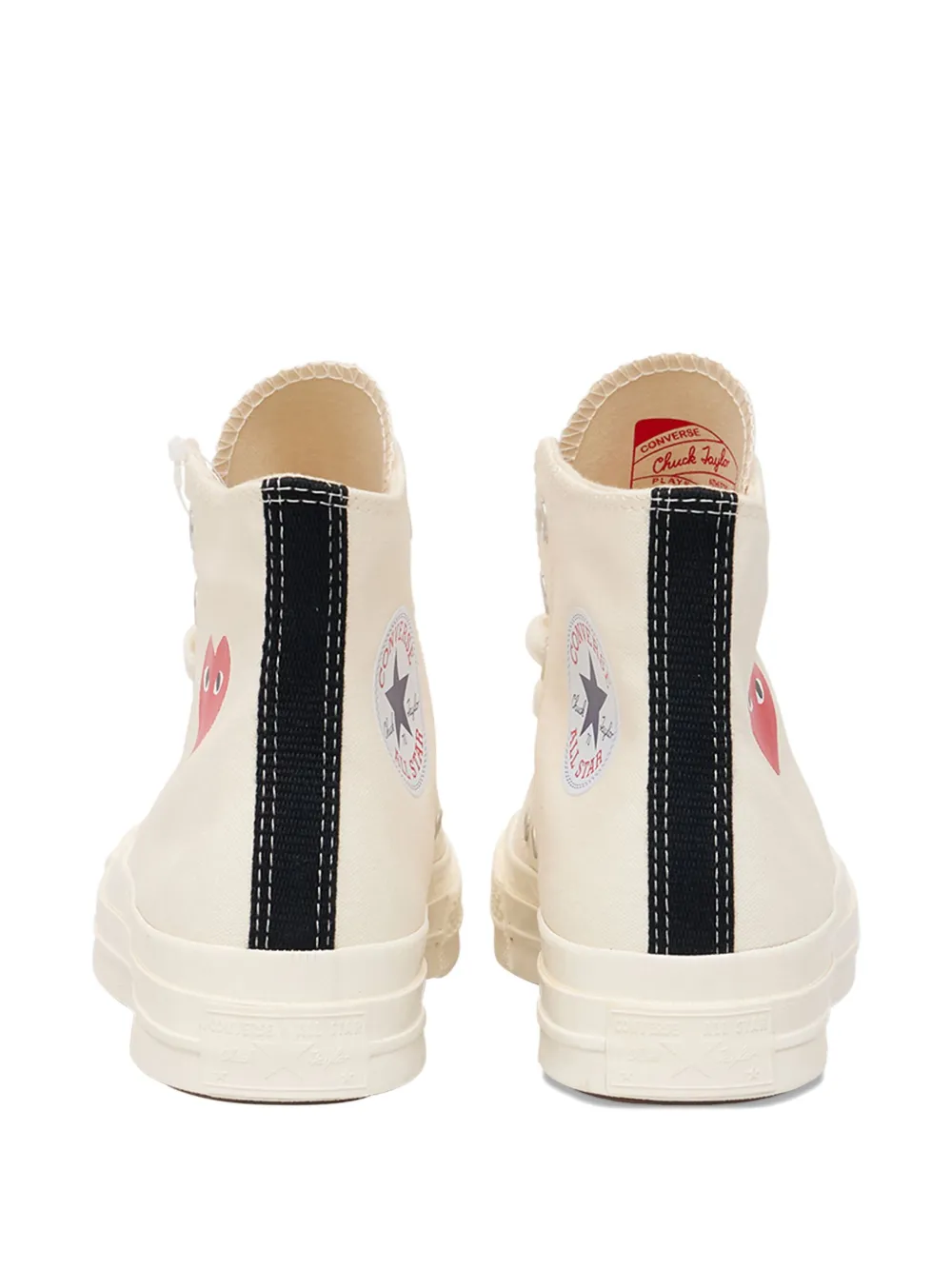 Comme Des Garçons Play x Converse heart-logo high-top sneakers White