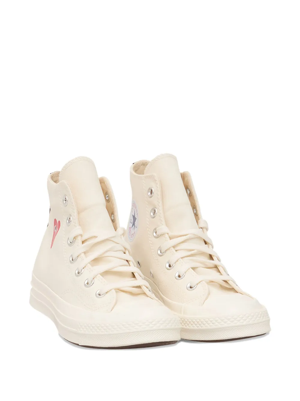 Comme Des Garçons Play x Converse heart-logo high-top sneakers White