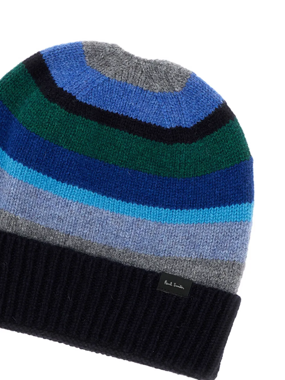 Paul Smith Wool Beanie Khalo In Blue