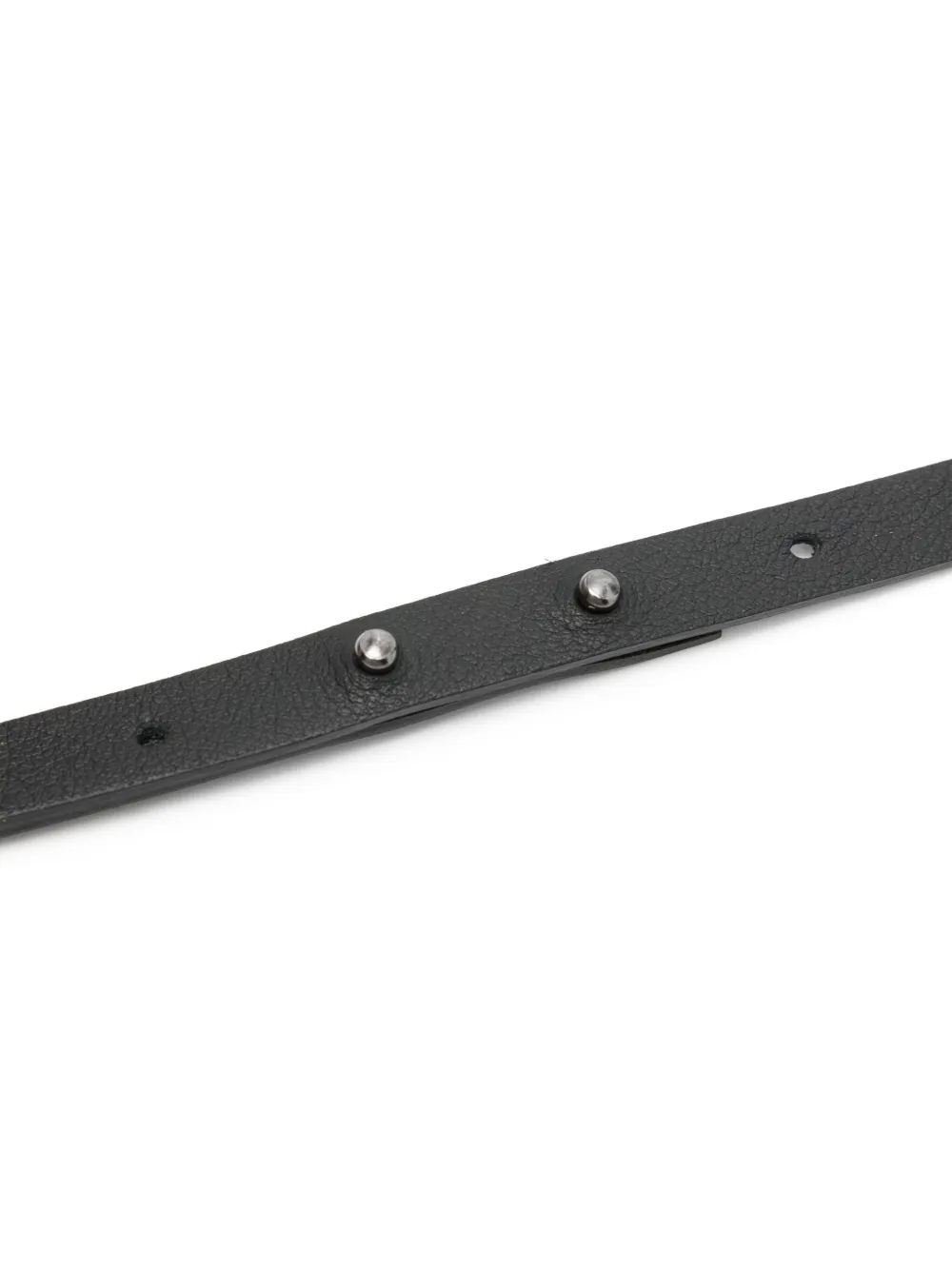 Peserico Leren riem Zwart