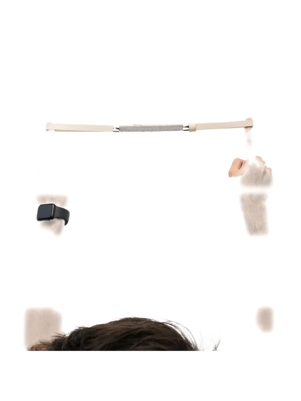 Peserico Cintura in pelle - Toni neutri