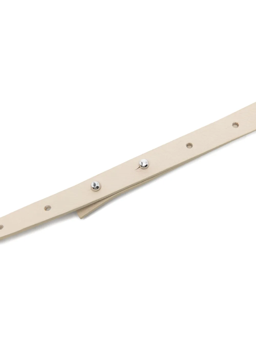 Peserico Leren riem Beige