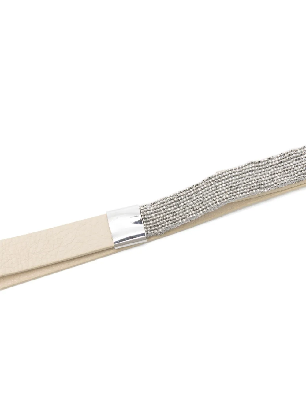 Peserico Leren riem - Beige