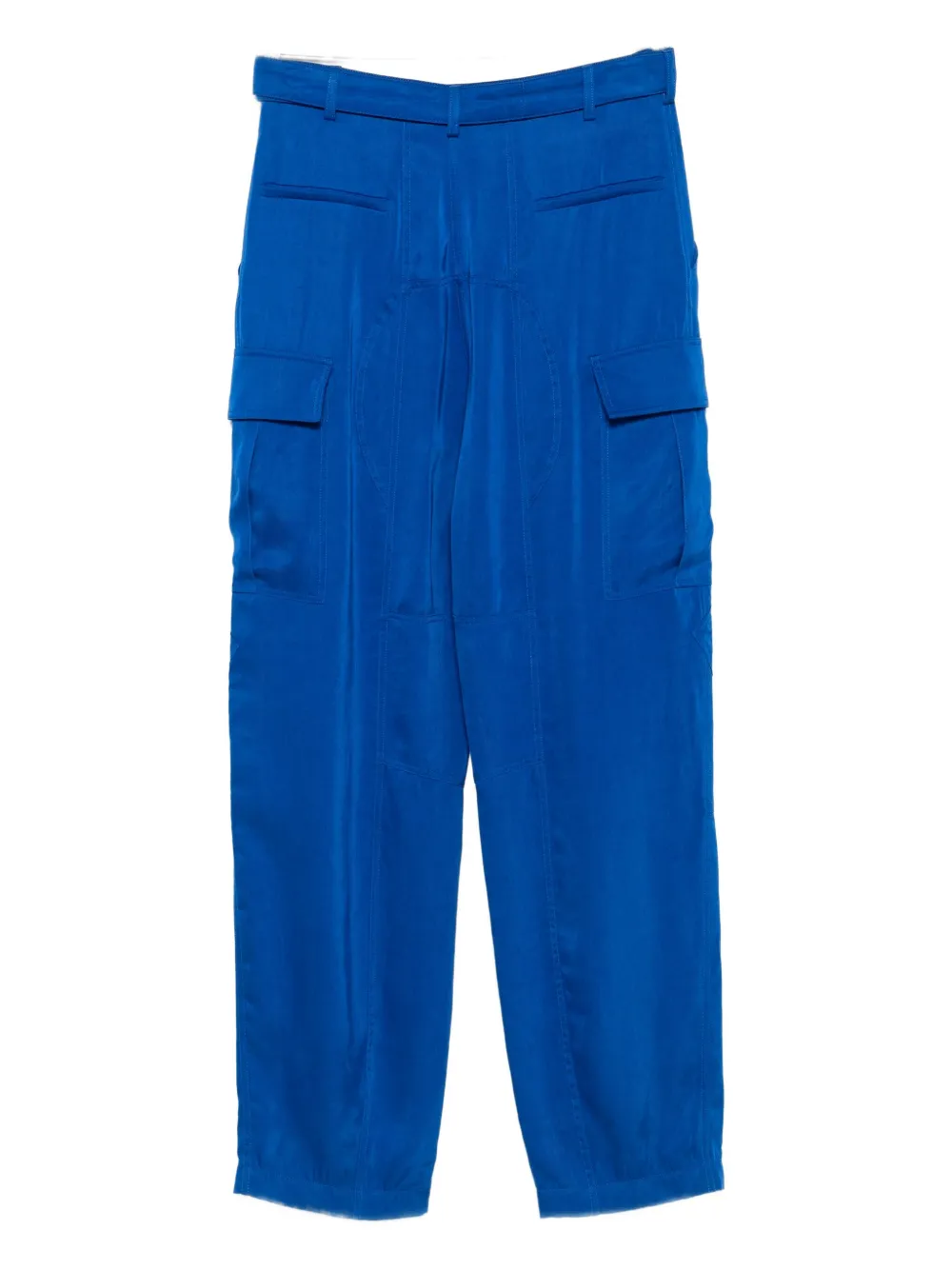 Ferragamo belted cargo trousers - BLUE