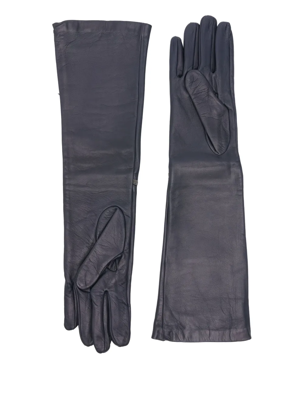 Peserico Handschoenen verfraaid met kralen - Blauw