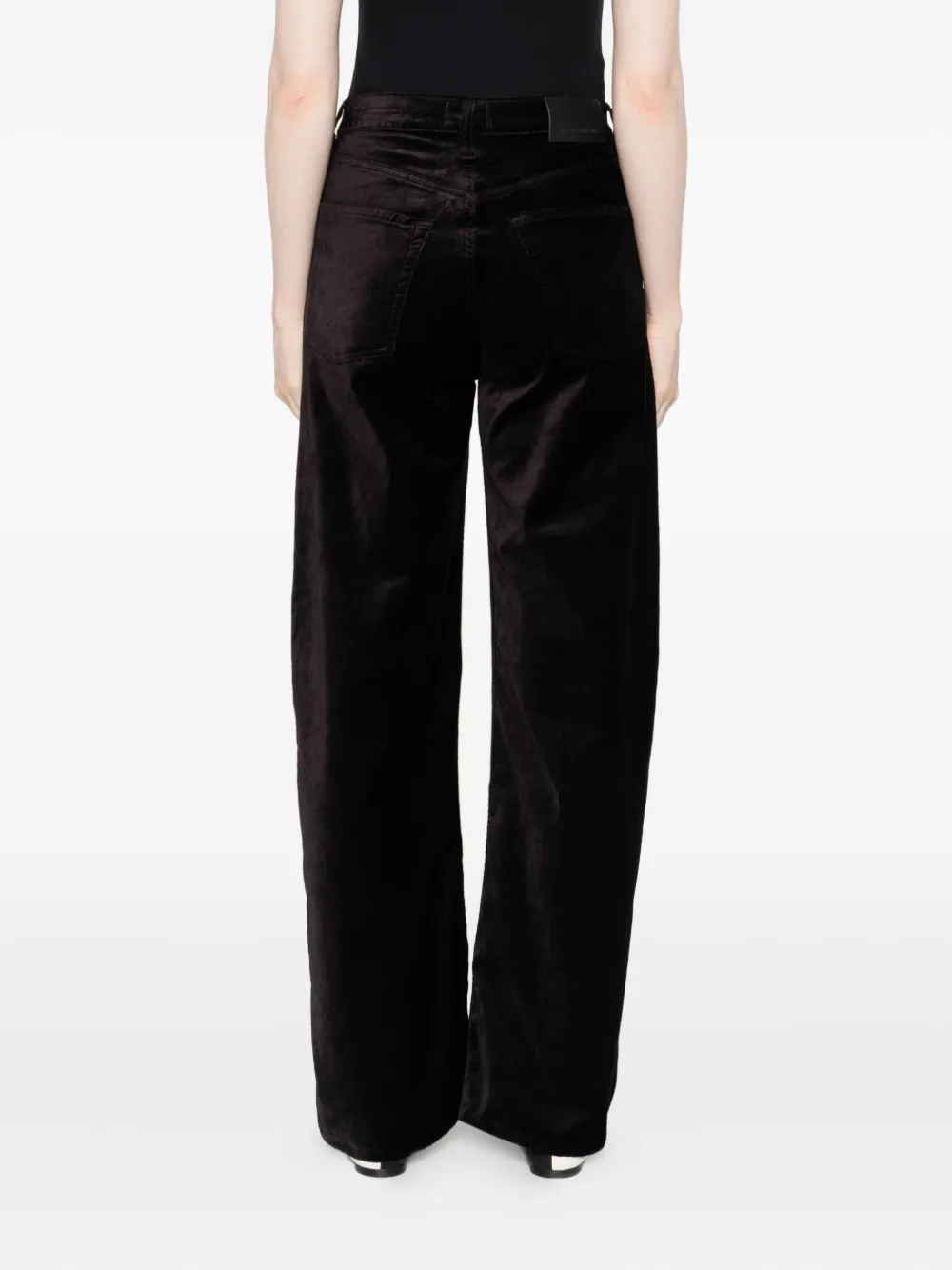 Citizen Of Humanity Straight-leg Trousers In Black